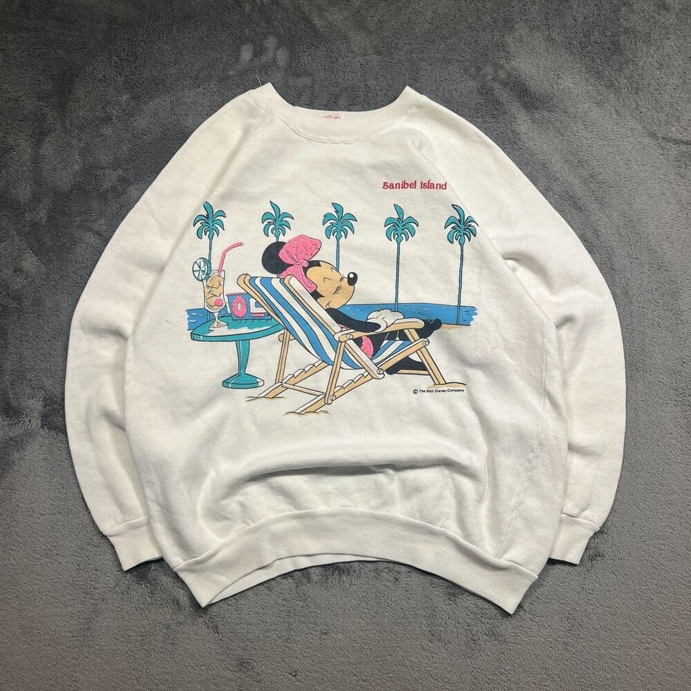 Disney Women's White Sweatshirt